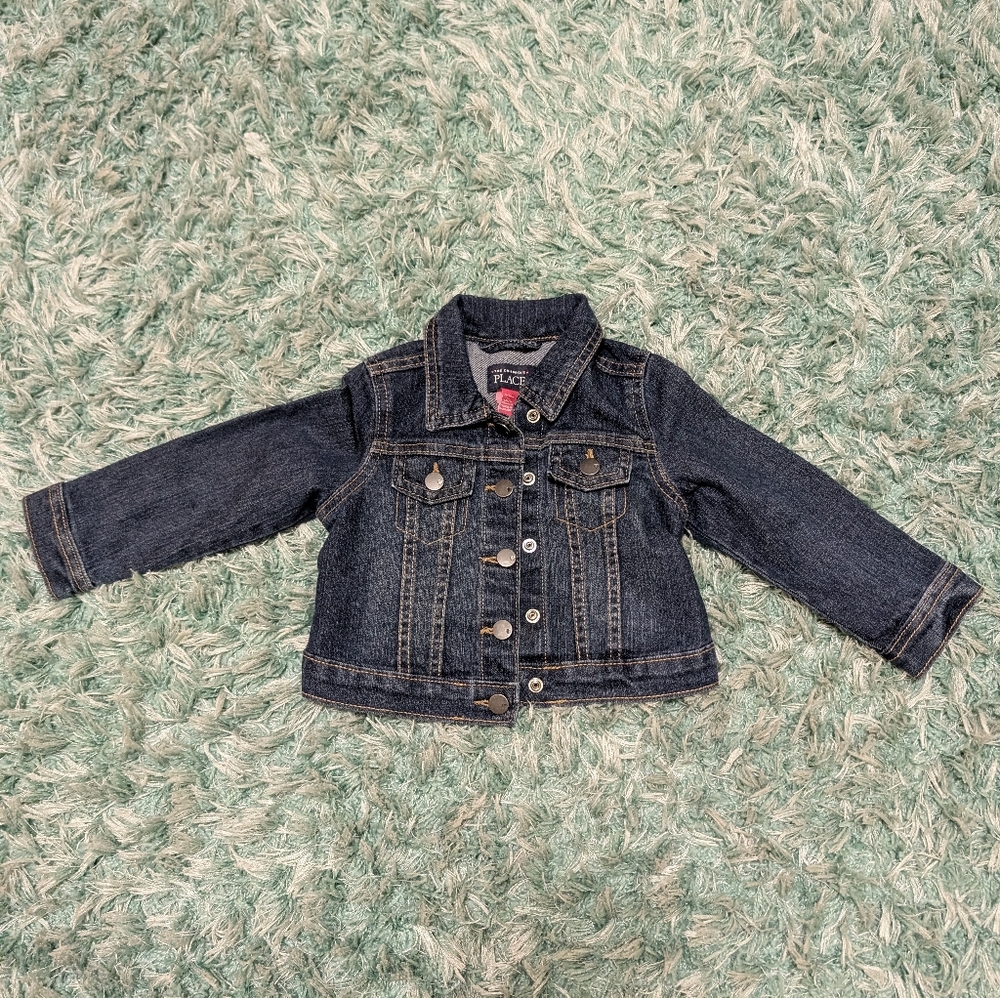 The Children's Place Dark Blue Jean Jacket